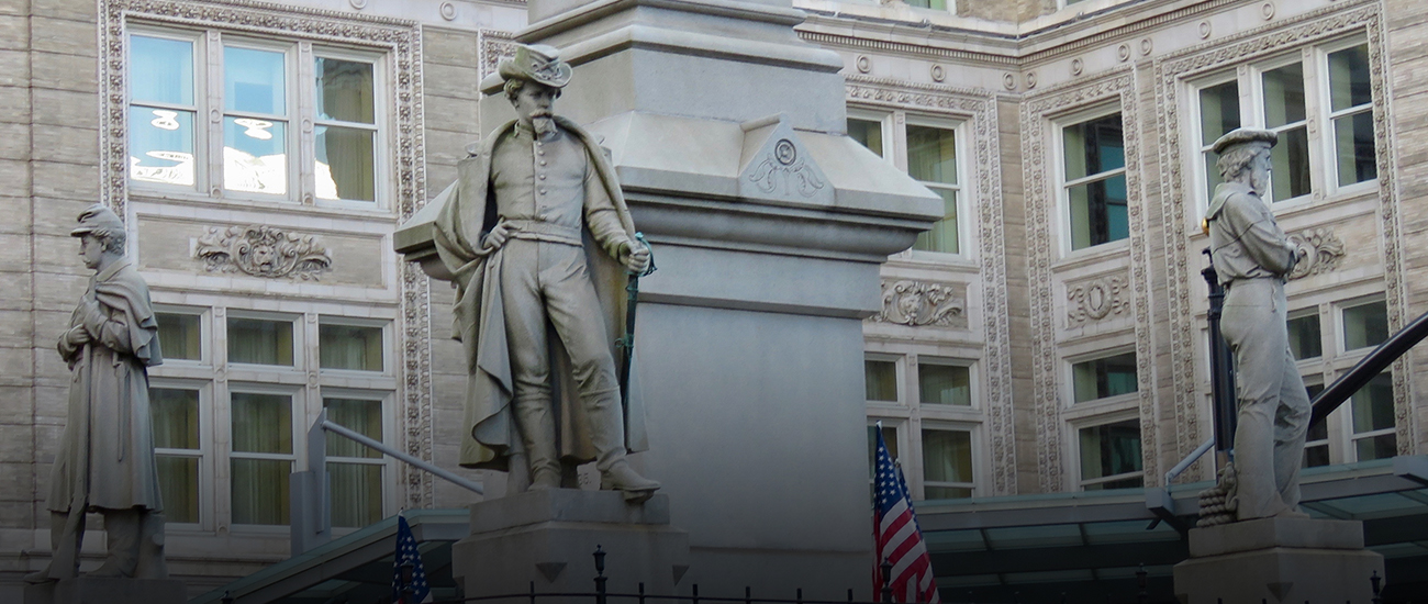 Soldiers and Sailors Monument, Penn Square, Downtown Lancaster, Pennsylvania